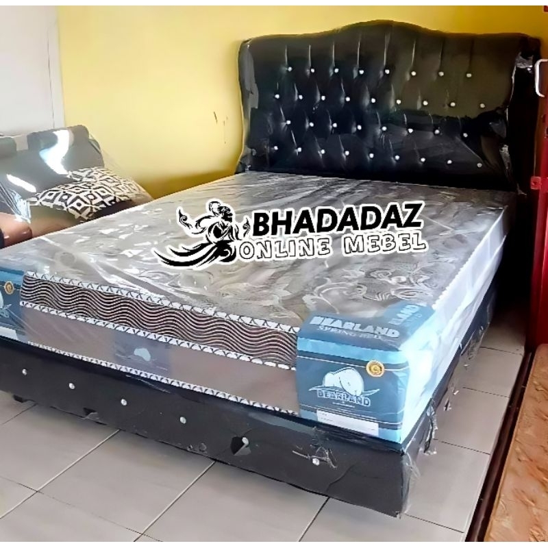 1 Set Springbed OLYMPIC BEARLAND Lis 3 dan Dipan Tangan (Bisa Custom Warna)