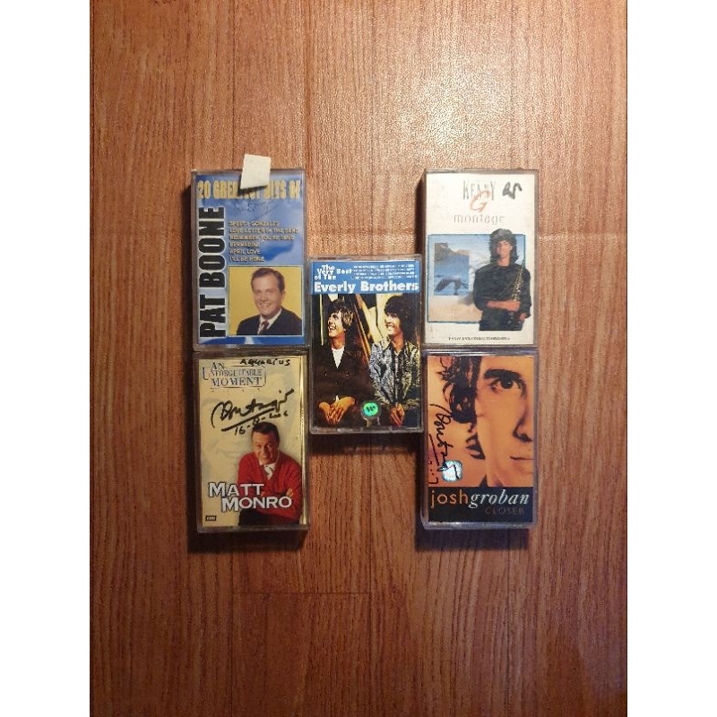 Kaset Pita Josh Groban Kenny Montage Matt Monro Everyl Brothers Pat Boone ( Original )