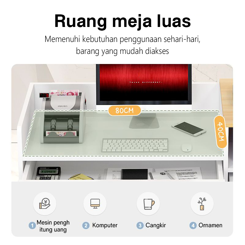BmRh Garansi 3 TahunMeja Kasir Meja Resepsionis Meja Kasir Kecil Meja Front Desk Meja Toko Ly