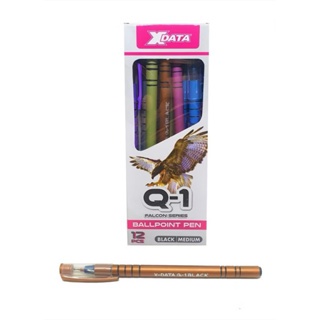 

Pulpen/Bolpen/Ballpoint/Ballpen X-Data/Xdata/X data Falcon Q-1/Q1 HITAM MEDIUM