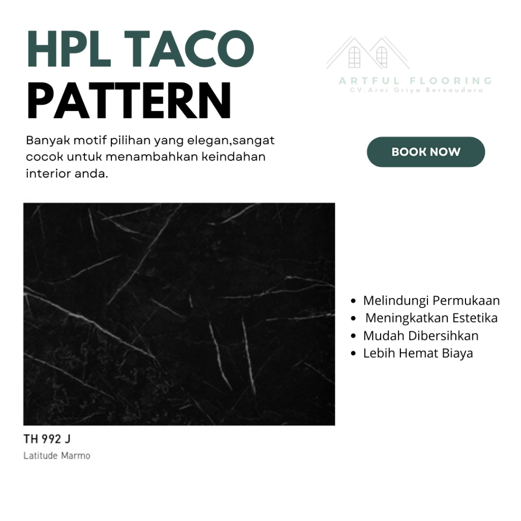 PROMO DISTRIBUTOR HPL TACO PATTERN | Kode TH 992 J | Lapisan Furniture-Pengaman Furniture