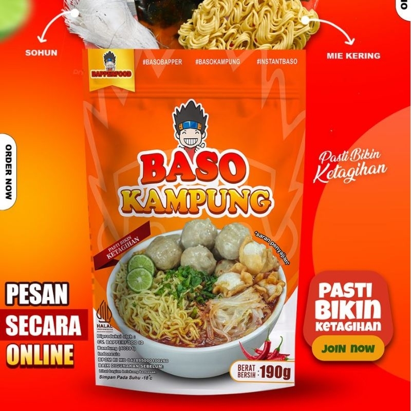 

BASO KAMPUNG BIKIN KETAGIHAN