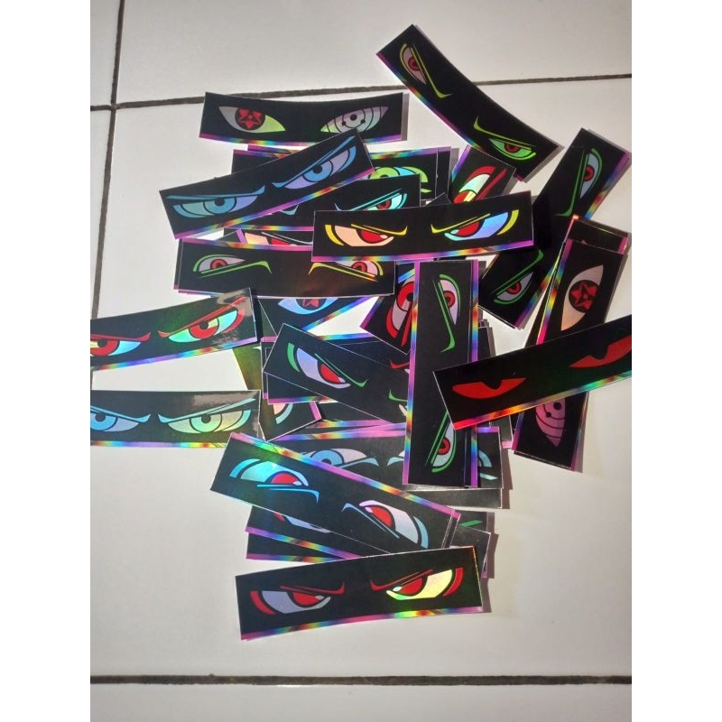 

stiker sterobo edisi hologram isi 3 sampai 15 stiker