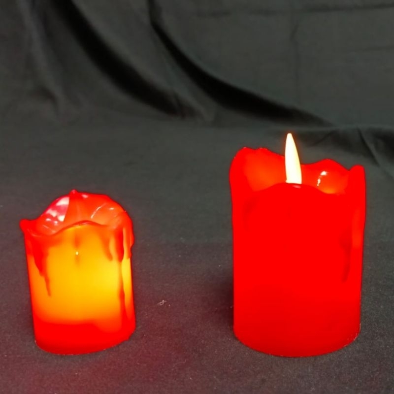 Lilin elektrik LED premium hias korea aesthetic lilin natal lilin altar lampu tidur korea model melt