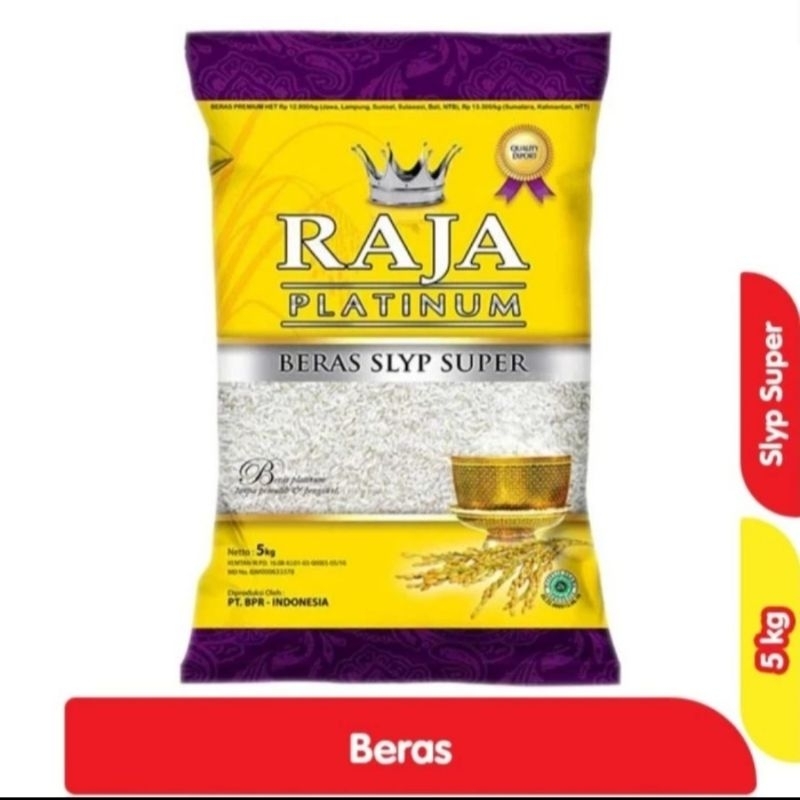 

Beras Raja Platinum dan Ultima 5 Kg