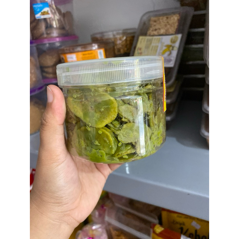 

keripik pisang lumer matcha