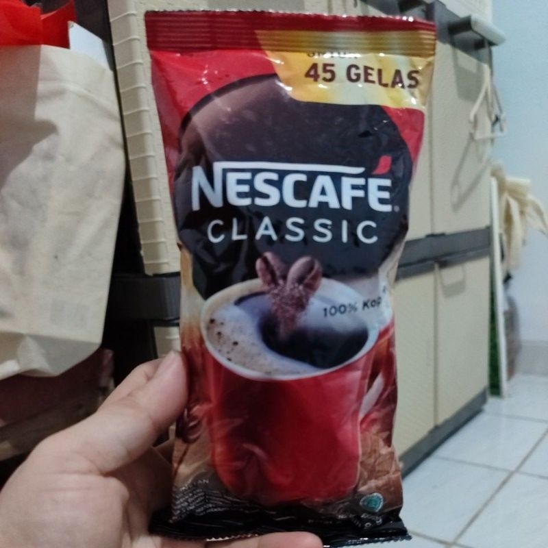 Nescafe Classic 90g/ Kopi Bubuk Nescafe (46 Gelas)/Kopi Murni Nescafe