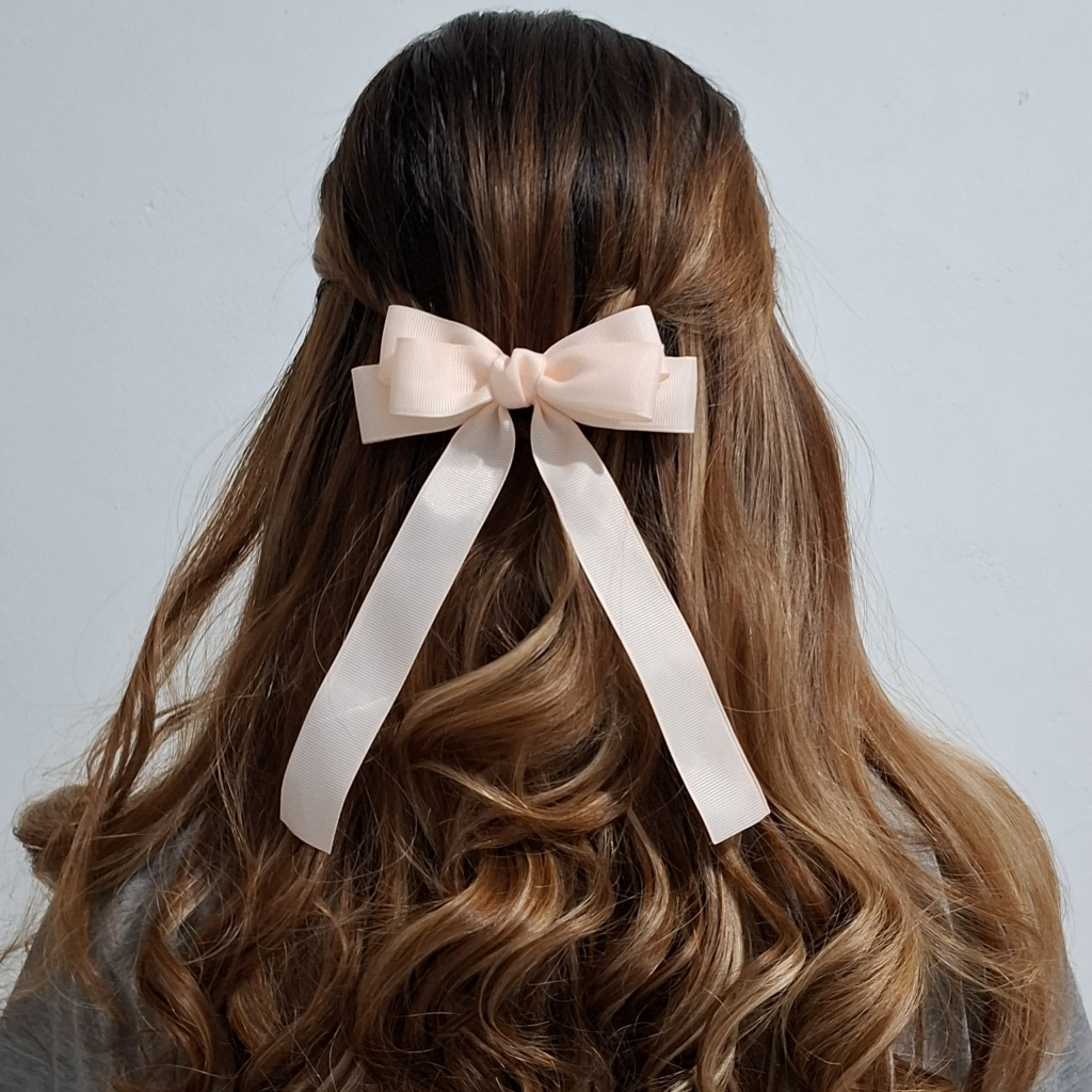 JEPITAN RAMBUT PITA TALI MODEL KOREA / JEPIT RAMBUT PITA LUCU GAYA KOREAN/Jepit Rambut Wanita Korea/