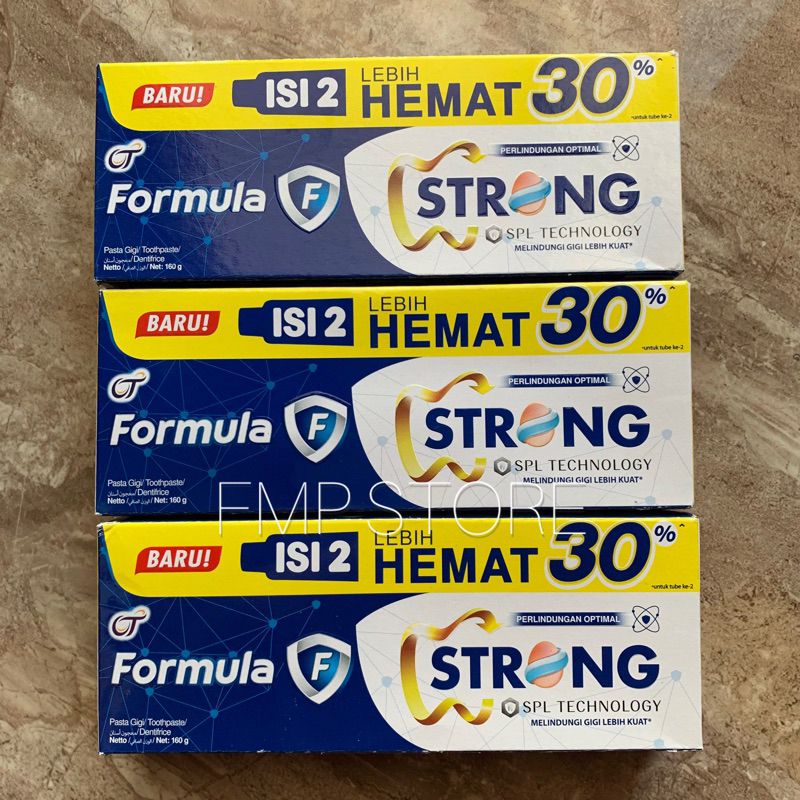 ISI 2 Formula Strong Pasta Gigi Twin Pack 160grx2