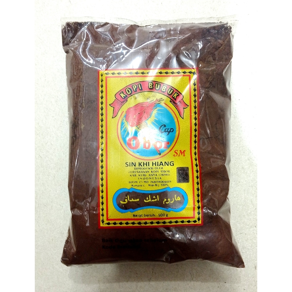 

Bubuk Kopi Cap Obor (Sin Khi Hiang) Khas Pontianak 1000gr/1kg