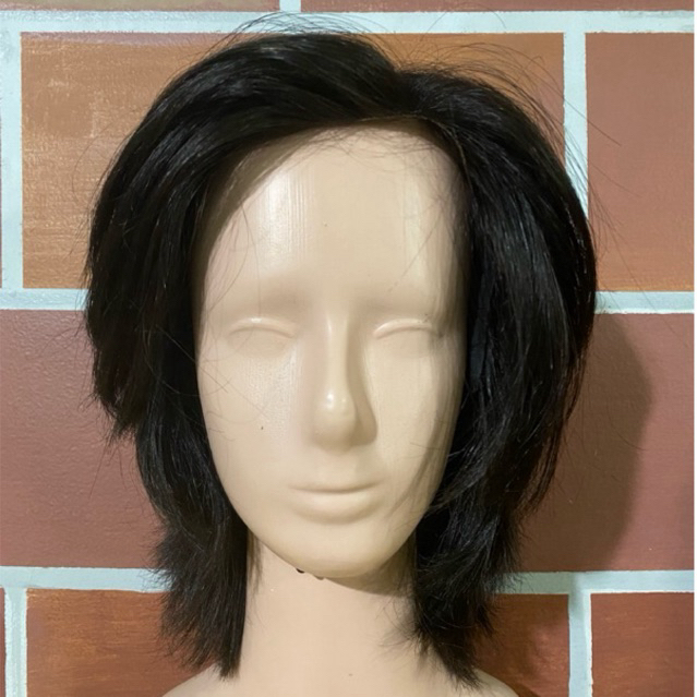 Wig Mullet Rambut Asli Human Hair