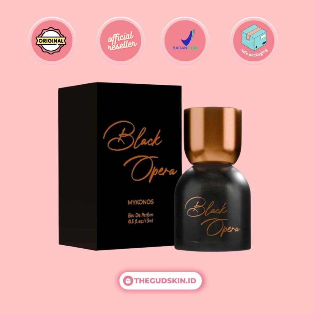 Mykonos Black Opera 15 ML for unisex parfum MYKONOS Travel Size