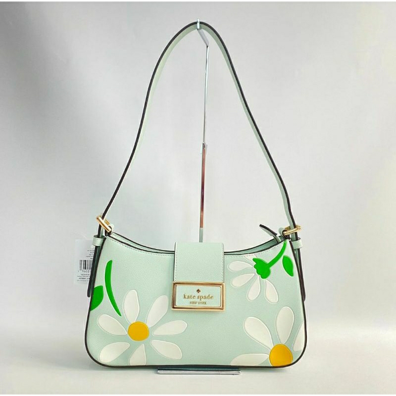 kate spade reegan day tripper shoulder bag crystal blue