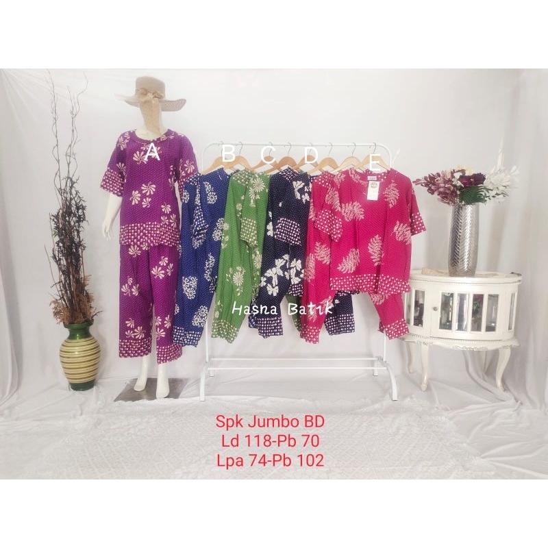 Setelan Celana Luza (Spk. Jumbo BD) Batik Pekalongan