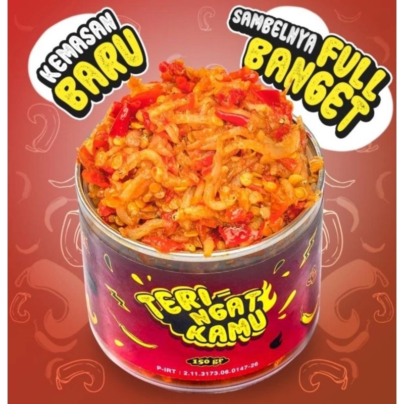 

Eatsambel - Teri Ngat Kamu 150 gr - Sambal Ikan Teri Asli 100% Halal