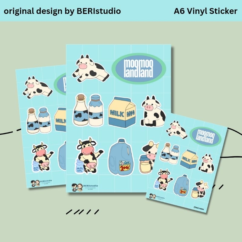 

MOO DECO STICKER STIKER SAPI