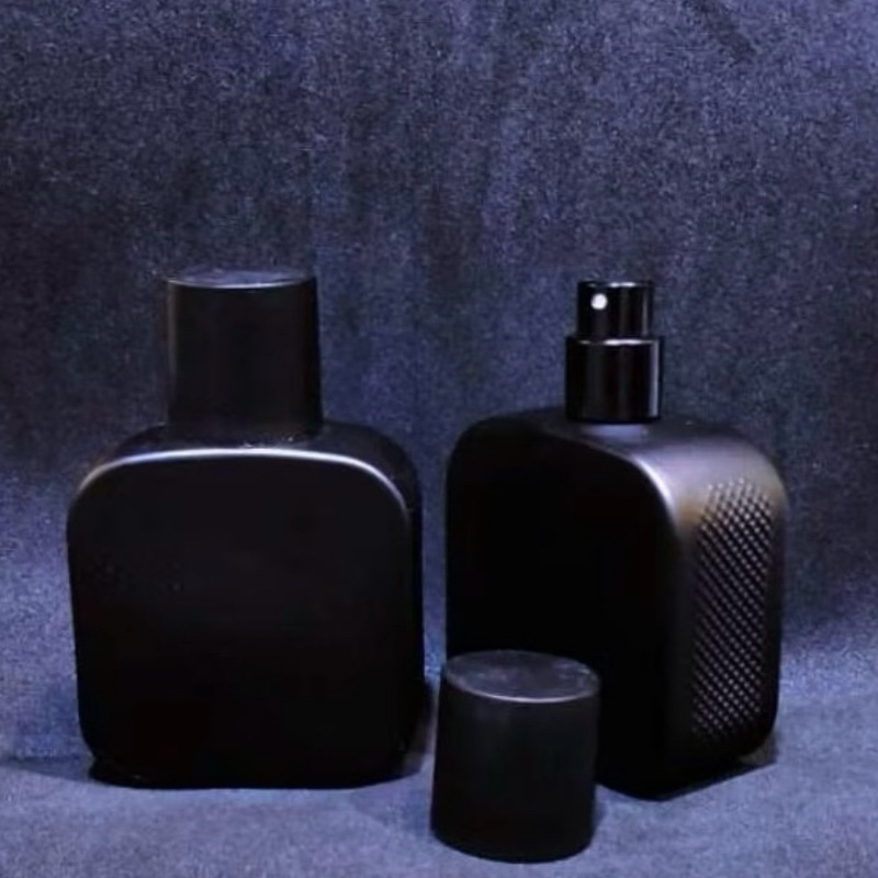 BOTOL PARFUM LACOST 50ML FULL BLACK PUTAR/DRAT - BOTOL PARFUM MEWAH - BOTOL PARFUM KOSONG