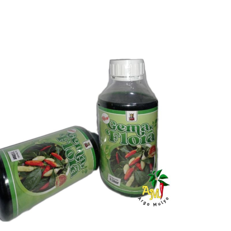 Gema Flora green/NPK CAIR/Pupuk Daun Cair 1 liter