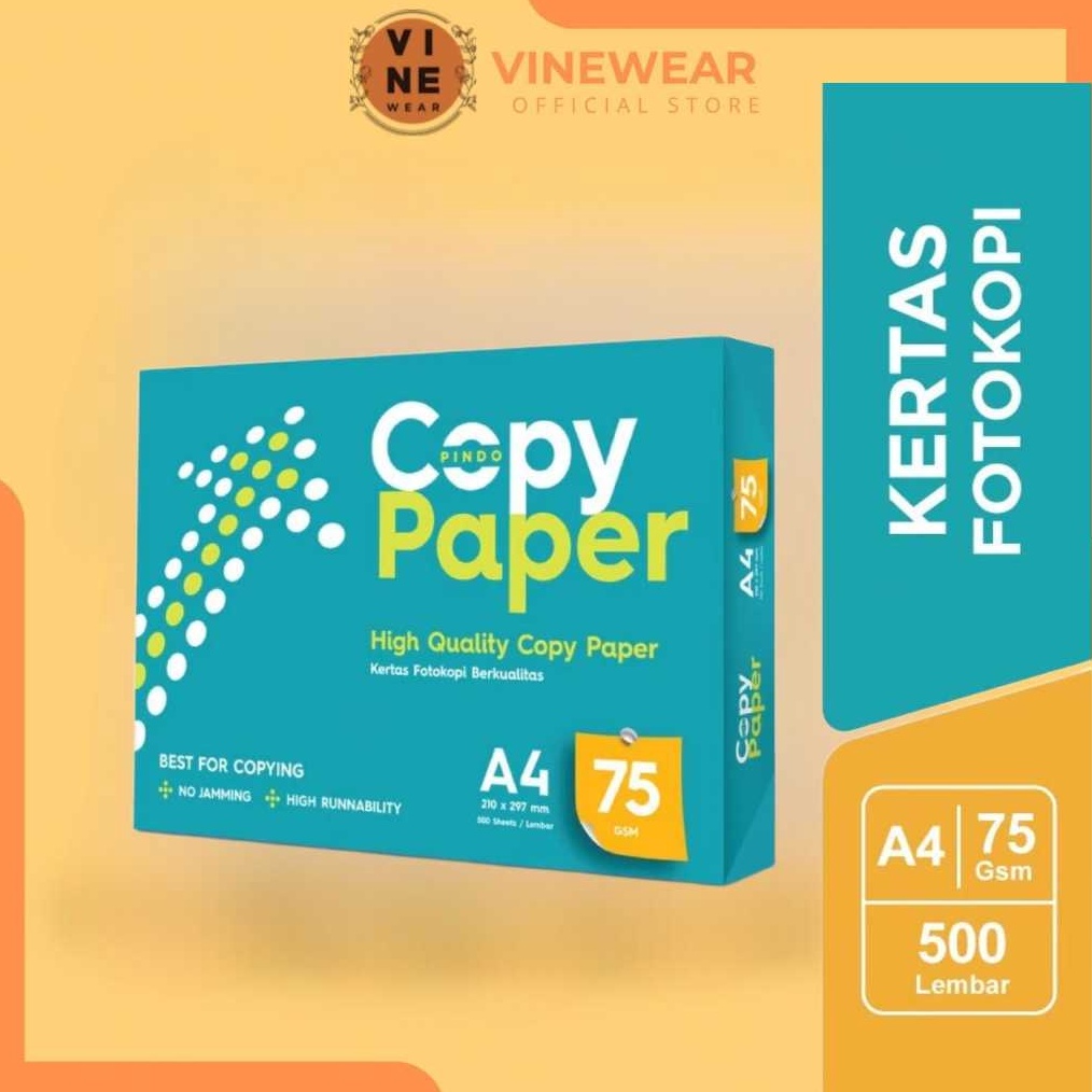 

KODE E3H3 CopyPaper Kertas Fotocopy 75 GSM A4