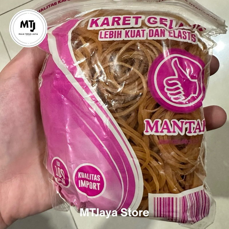 

karet gelang merah kuning 100 gram