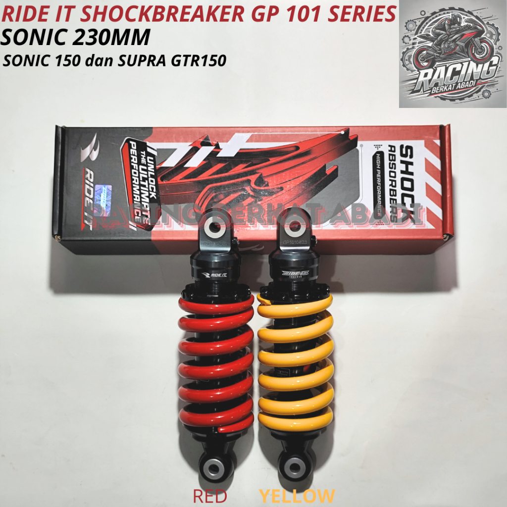 SHOCKBREAKER SHOCK RIDE IT GP 101 230MM SONIC 150 SUPRA GTR 150 ORIGINAL