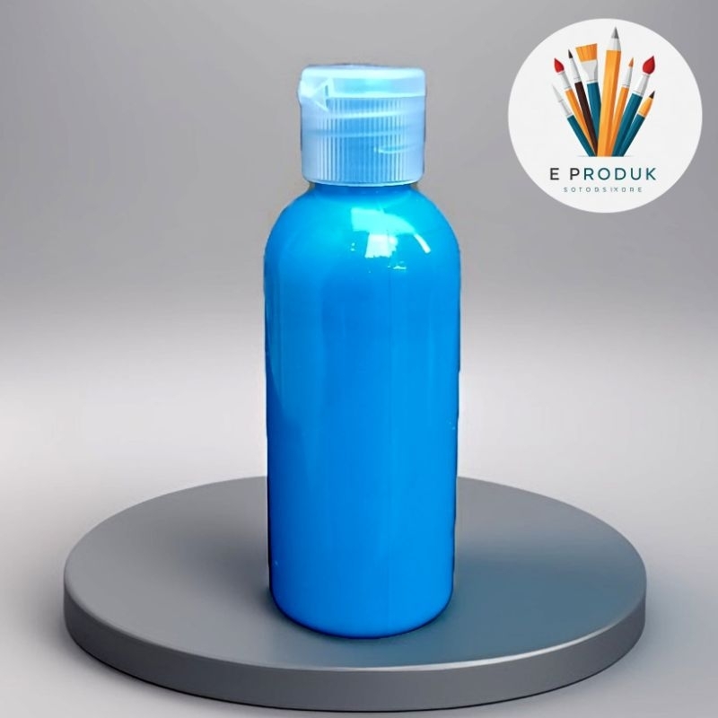 

cat akrilik warna biru
