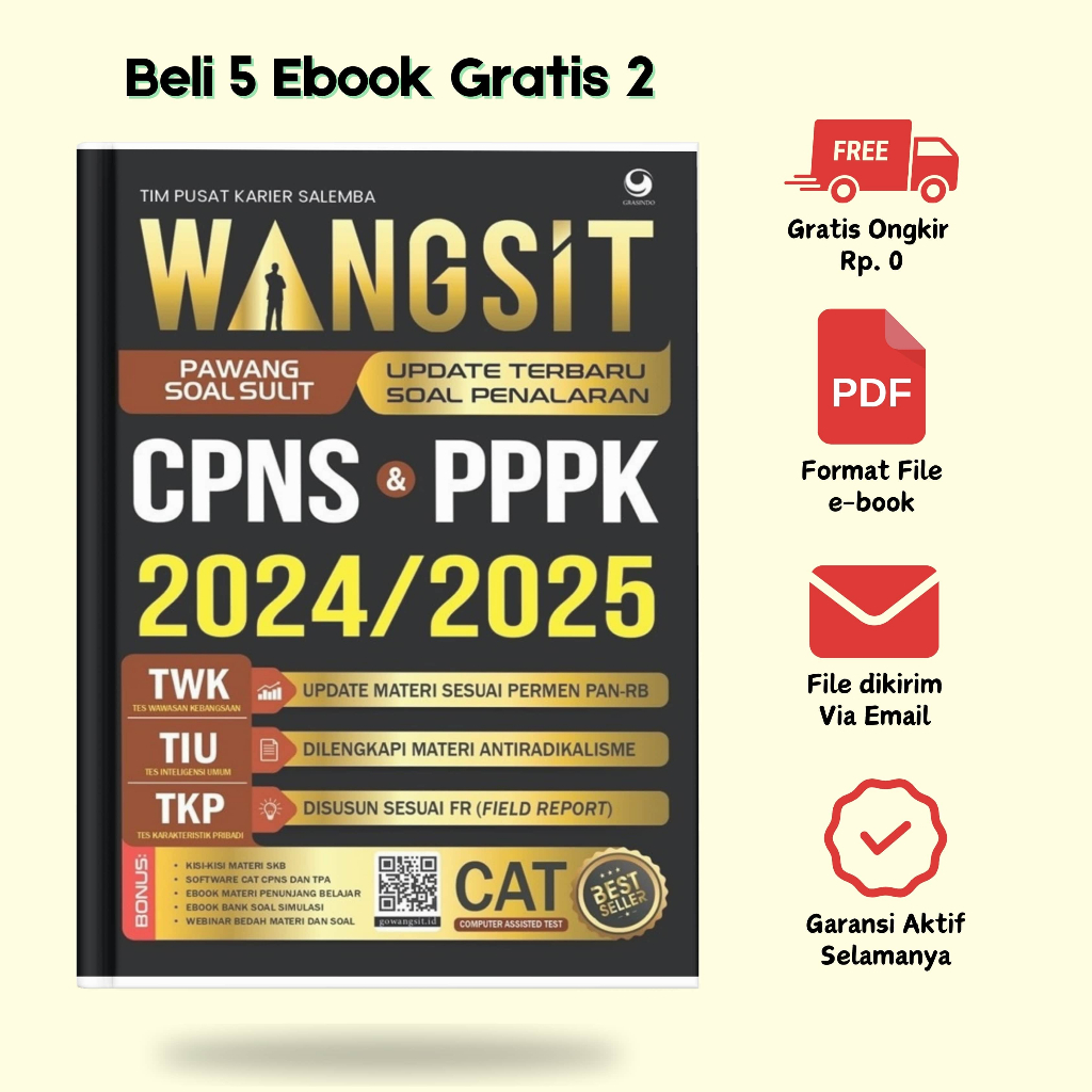 

[A-0021] Wangsit CPNS & PPPK 2024 2025 TWK TIU TKP (SCANBOOK)