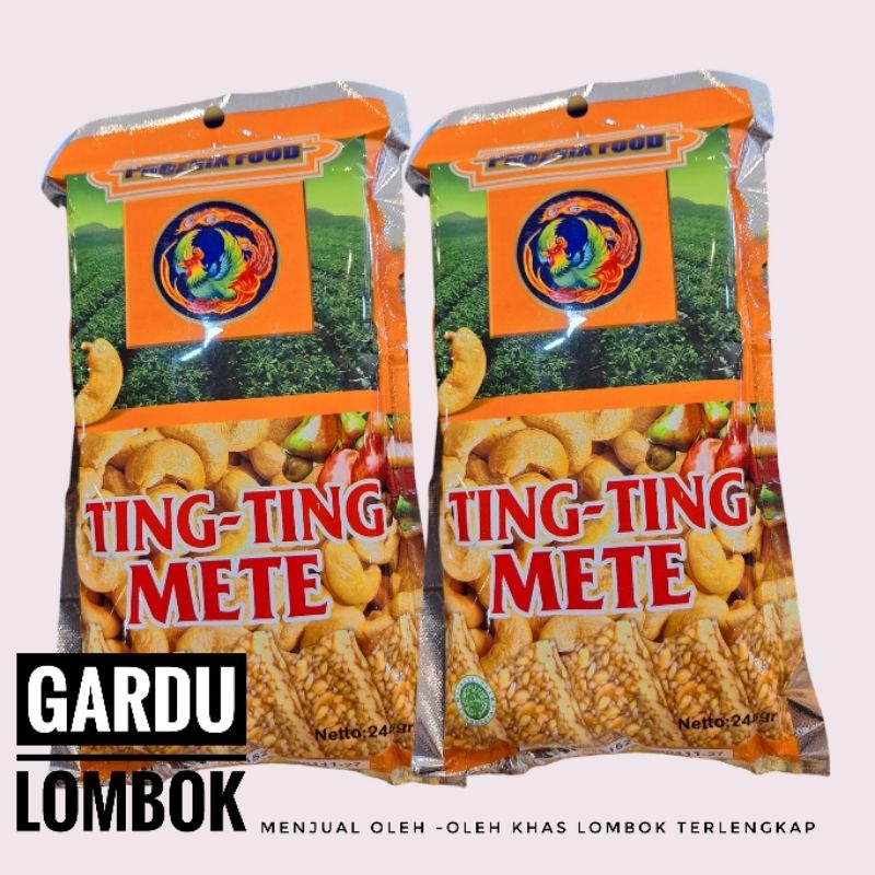 

Ting Ting kacang Mete Phoenix 248 gr Khas Lombok