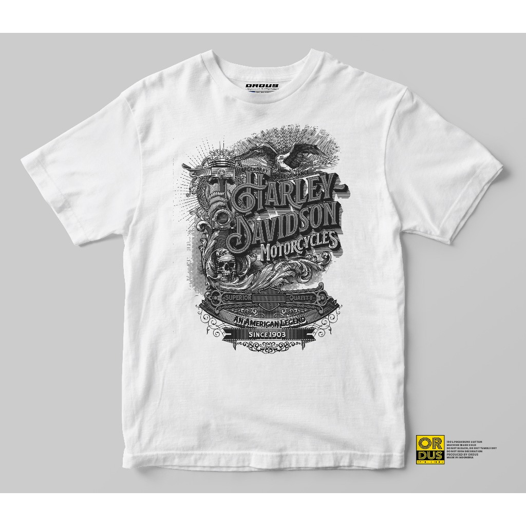 Kaos Motor - Harley Davidson American Legend