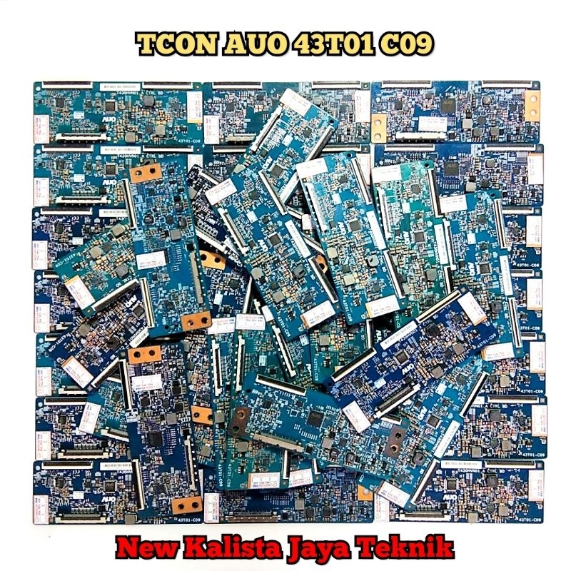 TCON TV AUO 43T01 C09 ORIGINAL T43OHVN01 TCON 43T01-C09 TIKON TV 43T01 CO9 TICON AUO T430HVN01 LOGIC
