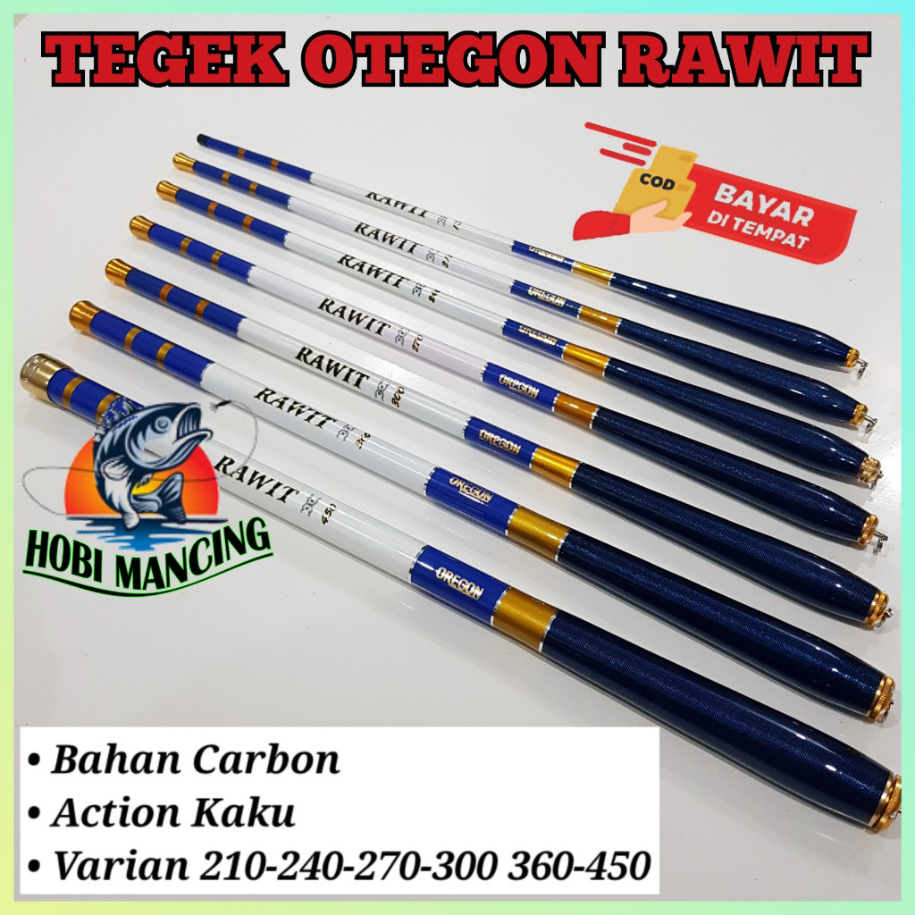 JORAN TEGEK RUAS PENDEK OREGON RAWIT 180 - 210 - 240 - 270 - 300 - 360 - 450 TEGEK RINGAN AGAK KAKU