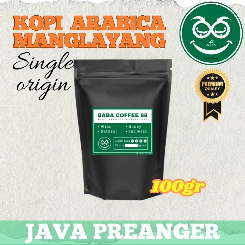 

kopi manglayang procces wine 100gr | kopi arabica manglayang | kopi arabica wine | 100%kopi manglayang