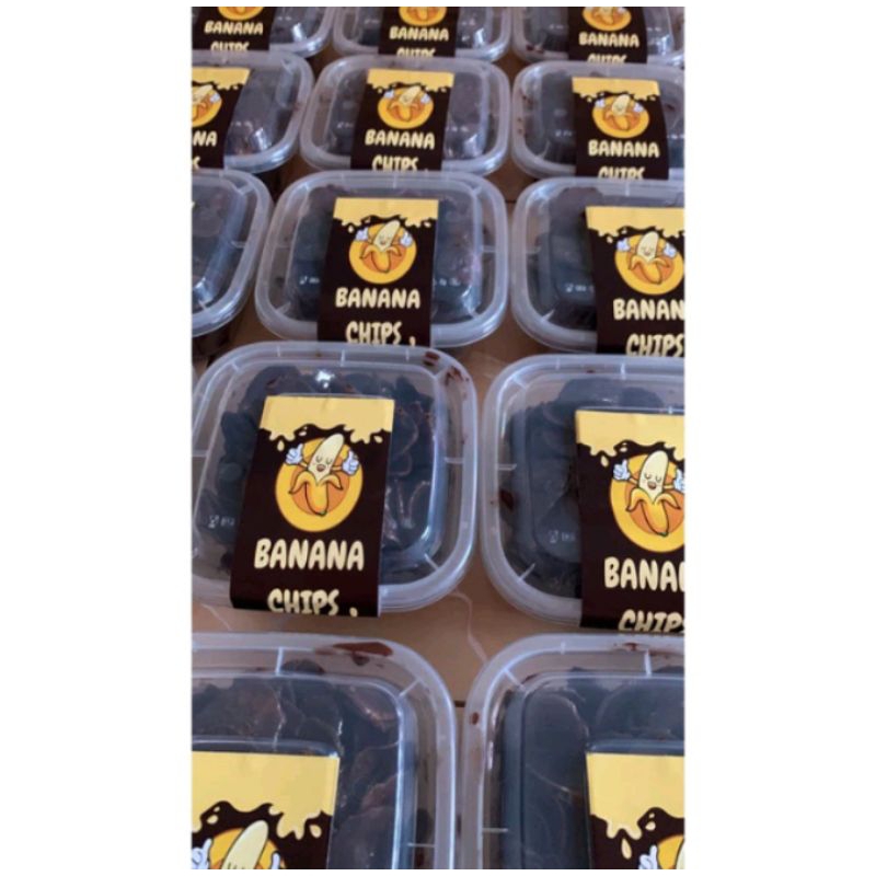 

paket 10 pcs keripik pisang cokelat lumer sibanana_za cemilan keripik terenak