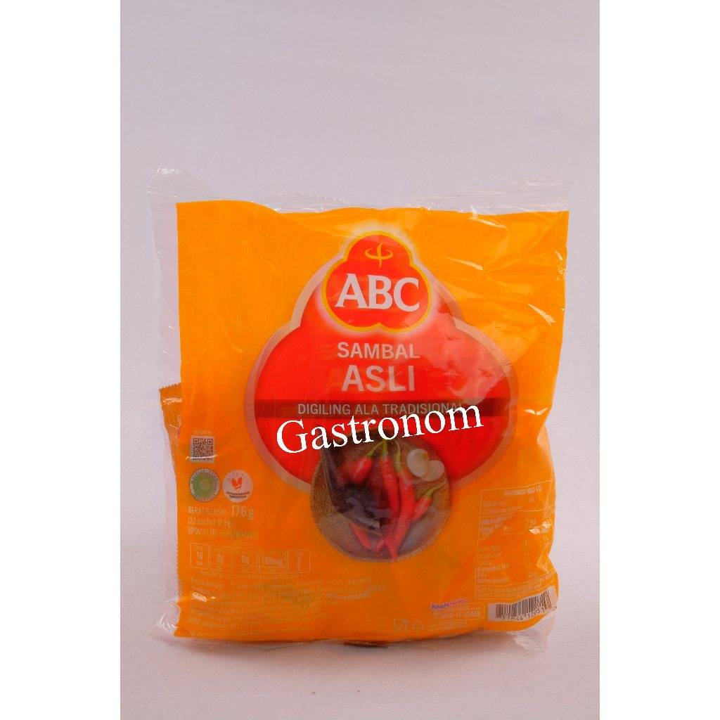 

ABC Saus Sambal Asli Sachet 22’s x 8gr