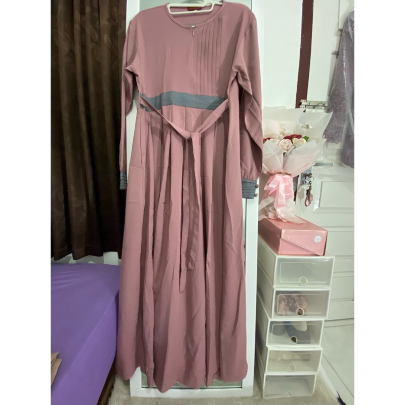 Gamis ungu by Afifathin