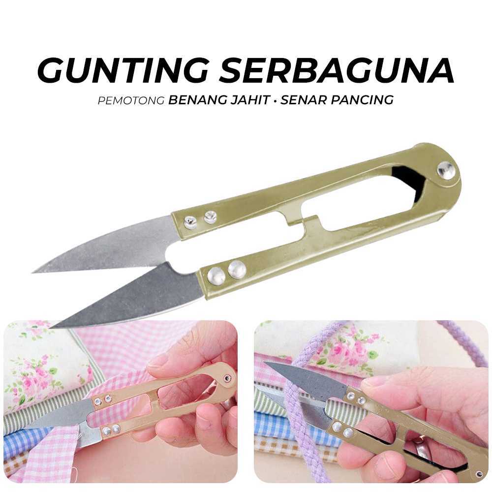 

ZOTO Gunting Pemotong Benang Senar Pancing Jahit Serbaguna - J01