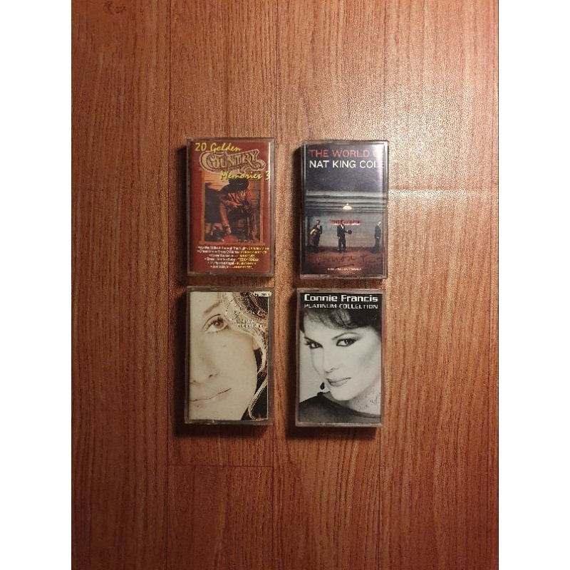 Kaset Pita Connie Francis Celine Dion Nat King Cole 20 Golden Country ( Original )