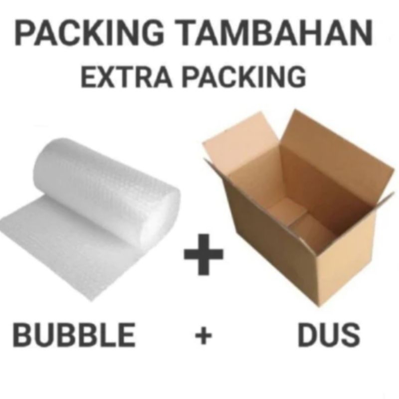 

Biaya Packing Tambahan Bubble Wrap/Bungkus Tambahan Bubble Wrap