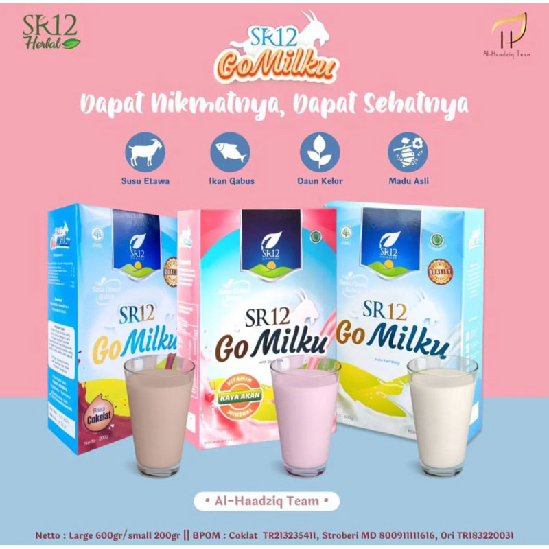 

GO MILKU SR12 (Susu kambing etawa)
