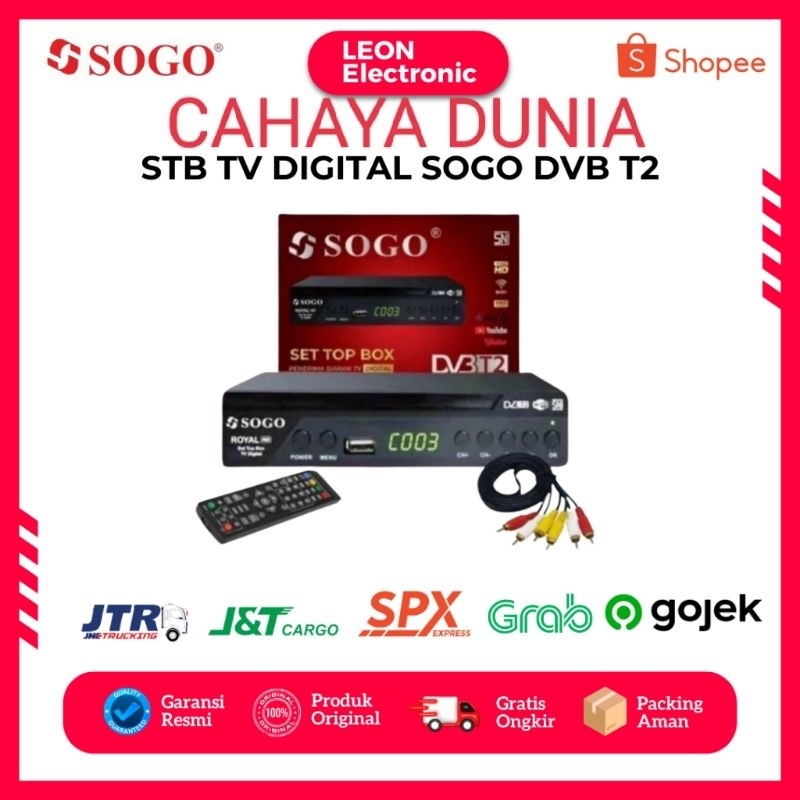 SOGO stb tv digital set top box untuk tv tabung lcd led dll