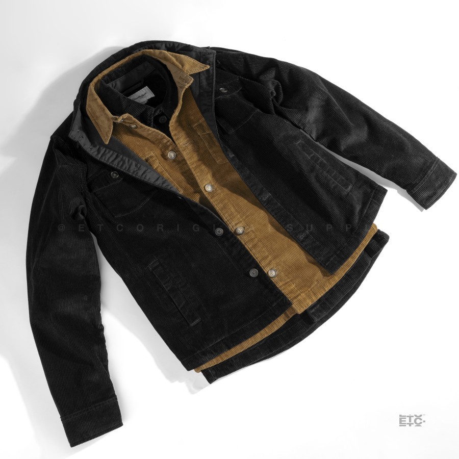 GDFLLW Corduroy Mens Trucker Jacket