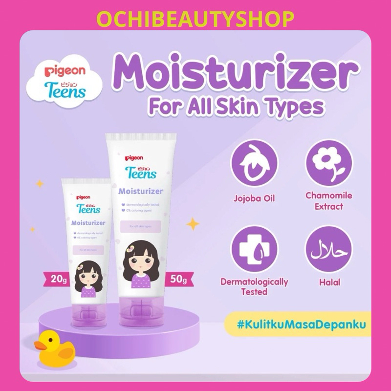 PIGEON TEENS MOISTURIZER FOR ALL SKIN TYPES 50ml | PIGEON MOISTURIZER | MOISTURIZER PIGEON | PELEMBA