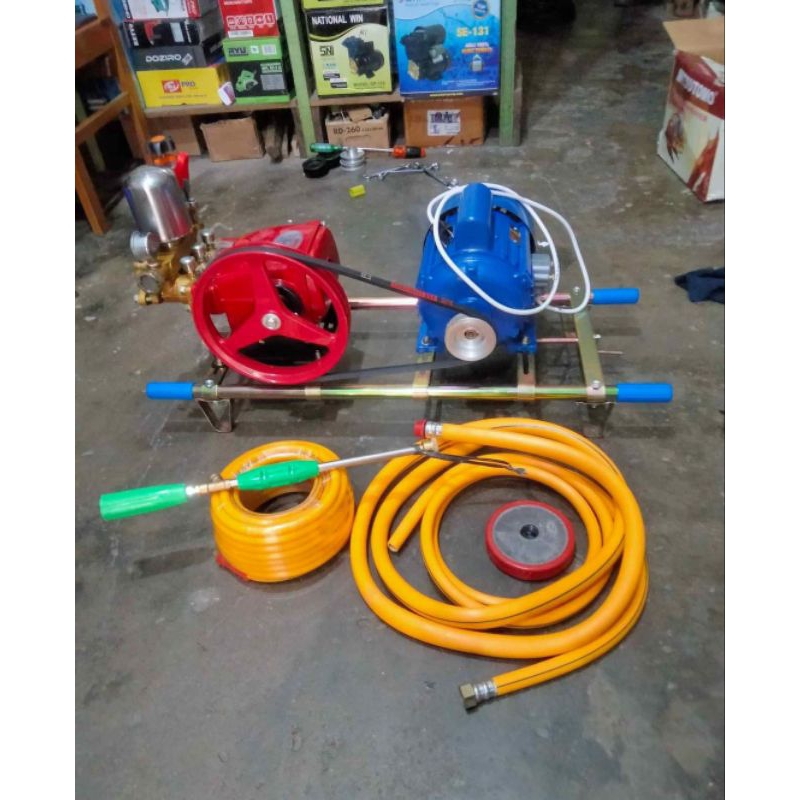 MESIN CUCI MOBIL / MOTOR DINAMO FULL SET