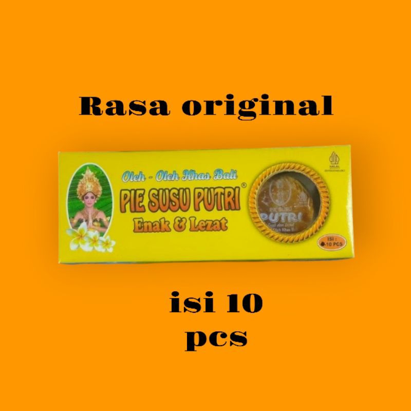 

PIE SUSU PUTRI RASA ORIGINAL & MIX KEMASAN ISI 10 PCS FREE BOX