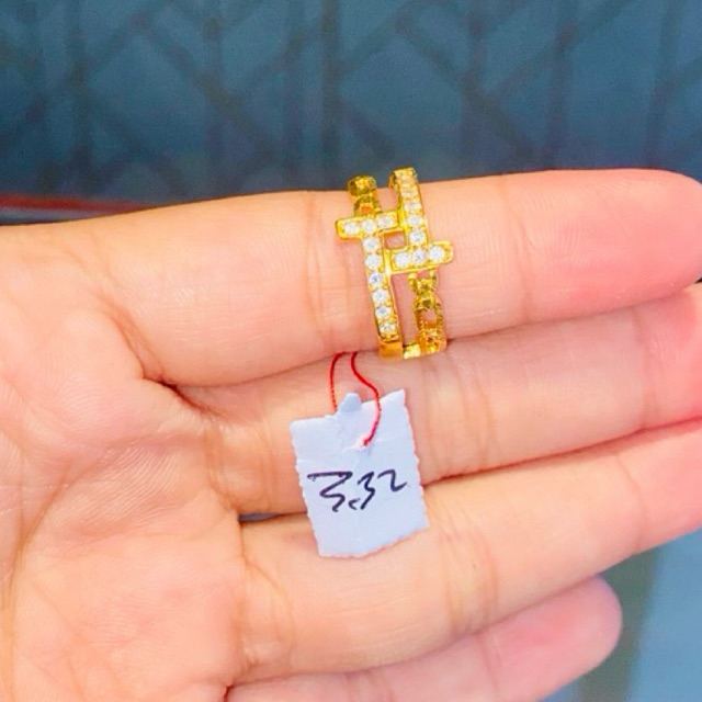 Cincin Emas Wanita Asli 16K(karat)/Cap700