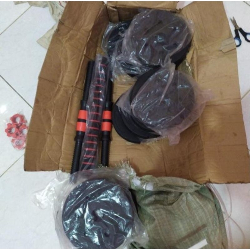 BARBEL SET 20 KG PVC \ BARBEL SET