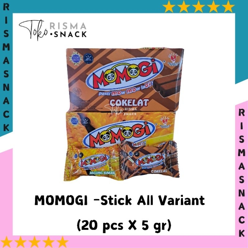 

Momogi Stick Wafer All Variant kemasan (20pcs x 5gr)