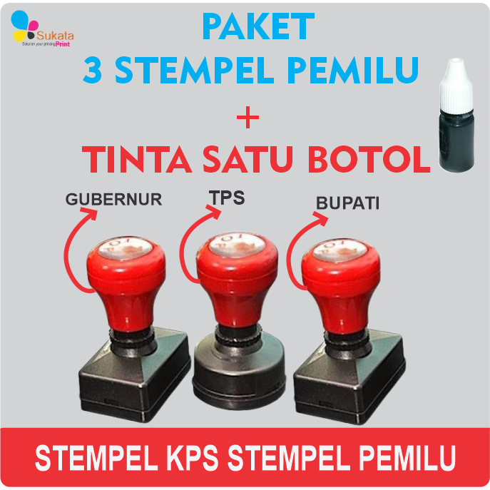 

STEMPEL PEMILU 2024 /TPS/RESMI/SESUAI-KPU PAKET 3 STEMPEL TAMBAH Stempel Pilkada 2024 / Alat Bantu Tulis Surat Suara