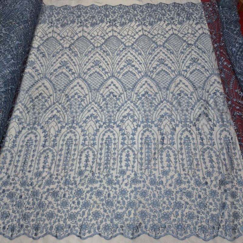 COD...TILE KEBAYA STONE ELISAB SOROSKY BORDIR PAYET// KEBAYA DRES, GAUN // KEBAYA SERAGAMAN