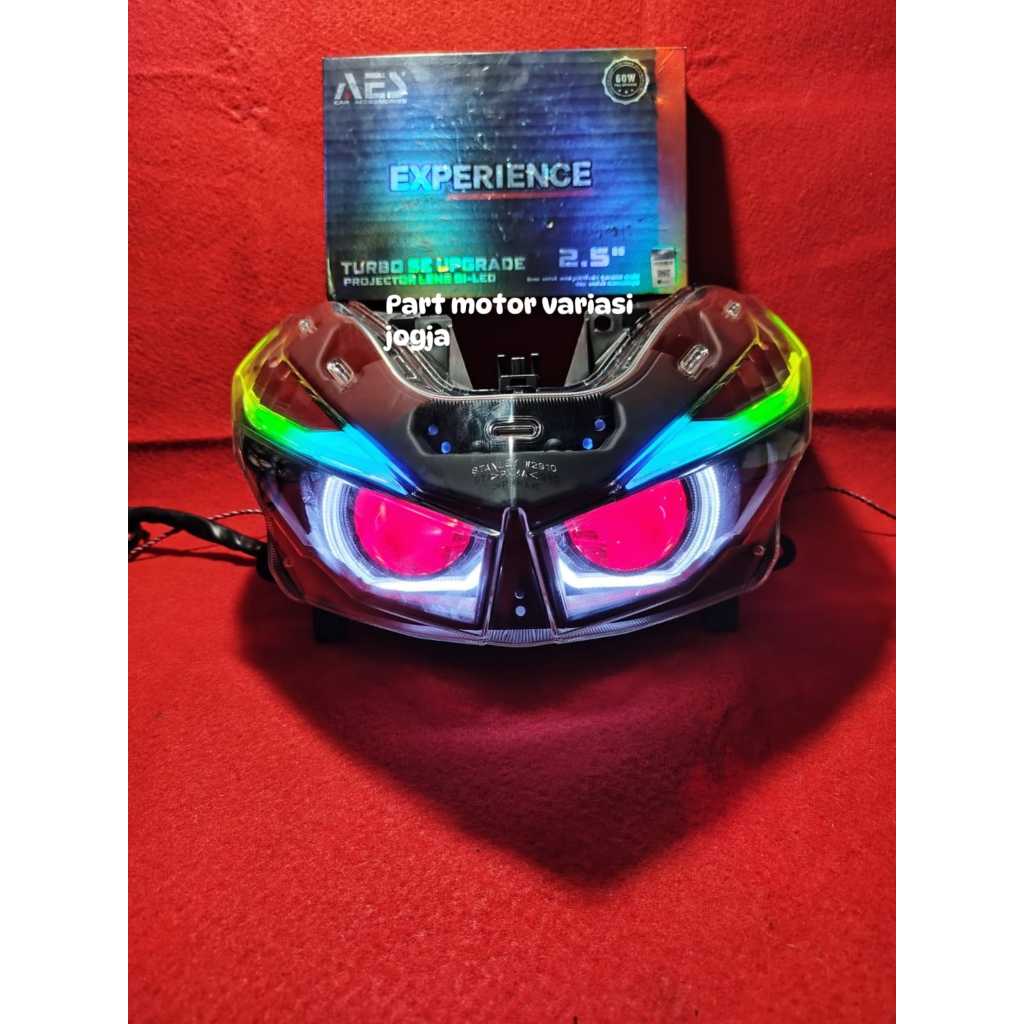 PROJIE BILED AES TURBO EXSPERIENCE VARIO 125 / 150 LED OLD FULLSET HEADLEMP